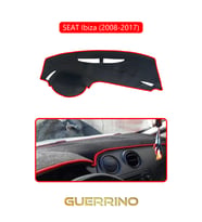 SEAT Ibiza (2008-2017)TORPİDO KORUMA HALISI KIRMIZI KENAR
