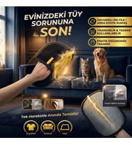Büyük Boy Evcil Hayvan Tüy Alma Eldiveni, Geliştirilmiş Elektrostatik Tüy Toplayıcı Kedi Köpek Bakım ve Temizlik Eldiveni (5343)