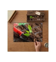 Bitki Yetiştiriciliği Tasarımı 240 parça Ahşap Puzzle Ahşap Kutuda MP00856