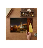 Mardin Gece Manzarası Tasarımı 240 parça Ahşap Puzzle Ahşap Kutuda MP02077