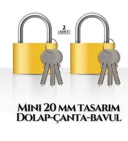 TransForMacion Mini 20mm Dolap Çanta Bavul Kilidi 2 ADET 718880
