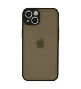 Apple İphone 14 Kılıf Montreal Silikon Kapak - Siyah