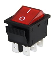 LOCKWAY IC-104A Geniş Işıklı  Anahtar 6P  10 Adet