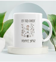 En Tatlı Doktora Hediye Kupa Bardak Beyaz  001