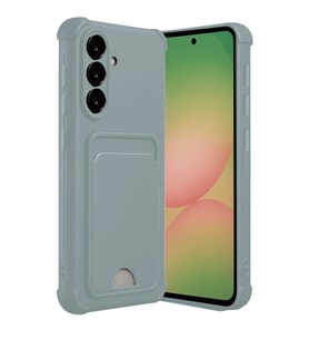 Samsung Galaxy A36 Kılıf Kelvin Kartvizitli Silikon - Açık Yeşil