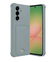 Samsung Galaxy A36 Kılıf Kelvin Kartvizitli Silikon - Açık Yeşil