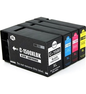 Xplus® Canon Maxıfy 1500Xl Uyumlu 4 Renk Muadil Kartuş Seti (Çok Renkli)
