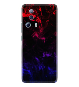 Xiaomi Mi 13 Lite Kılıf Silikon Desen Özel Seri Blue Red Fire 1637