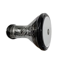 Bas Darbuka Siyah Erzincan İşlemeli Döküm Profesyonel Üst Kalite