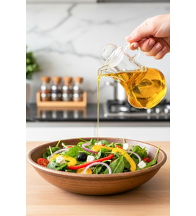 Porsima Pbt-570 Kapaklı Akrilik Yağlık Sirkelik Yağdanlık 80ml