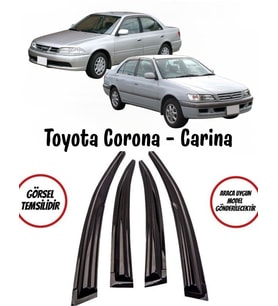 Toyota Corona - Carina Cam Rüzgarlığı 4lü