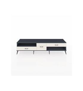Hyperion TV Ünitesi Tek Raflı 3 Çekmeceli  220x44x51 Antrasit-Antrasit/Aytaşı