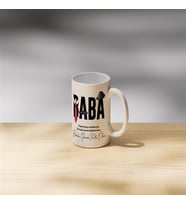 Baba Yazılı Kravatlı Kupa - Babalar Günü Hediyesi Kahve Kupası