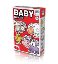 Ks Puzzle Baby Farm 2-3-4-4 Lu 12002
