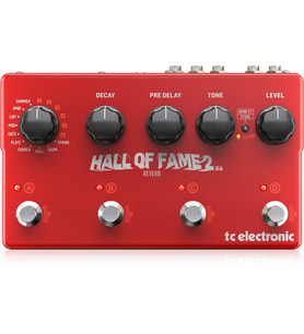 Tc Electronic HAll of Fame 2X4 Reverb 4 MASH Anahtarı, Shimmer Reverb ve 8 Reverb Preset ile Genişletilmiş Beğenilen Reverb Pedalı