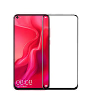 Huawei Honor 20 Uyumlu Zore Kenarları Kırılmaya Dayanıklı Cam Ekran Koruyucu (Siyah)