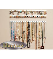 Bling Eez Takı Organizer Mücevher Aksesuar Plastik Askılık