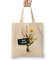 SMART LIKE DAD Dad Fathers Day Gift Bez Çanta Uzun Saplı