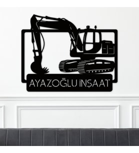 Kişiye Özel İnşaat Temalı Dekoratif Tablo