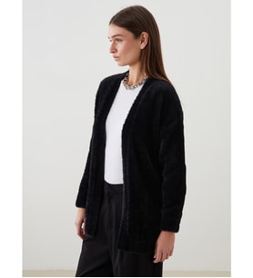LCW Modest Siyah Hırka