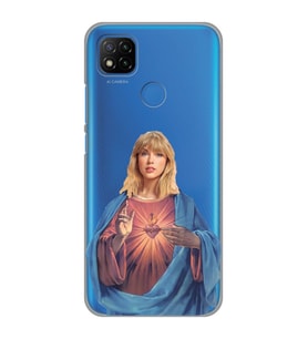 Redmi 9C / Redmi 10A Uyumlu Taylor Swift Desenli Şeffaf Telefon Kılıfı