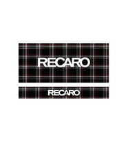 OEM RECARO Ekose Tasarımlı 2'li Torpido ve Pandizot Koruyucu Havlu Seti