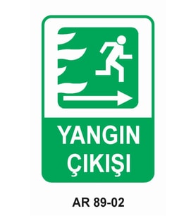 İŞ GÜVENLİĞİ UYARI LEVHASI 1 ADET PVC 21 X 29CM