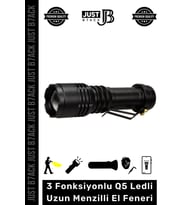 #ElFeneri Yüksek Q5 Led Işık Seviyesi Kamp Balık Piknik Karanlık Dağcılık Uzun Menzilli El Feneri
