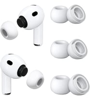 AirPods Pro 3 Uyumlu Toz Filtreli Premium Silikon Yedek Kulaklık Uçları Seti (S/M/L)