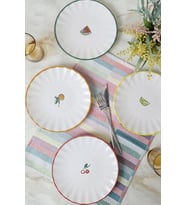Fruit Feast Sirius Pasta Tabağı 22 Cm 4 Adet 23108-11