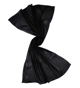 Mim Eşarp - Mio Prenses Parıltılı Cam Kırığı Şal 65x190 cm (Siyah)