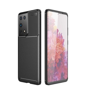 Lexroo Galaxy S21 Ultra Kılıf Negro Silikon Kılıf - Siyah