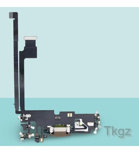 Apple İphone 12 PRO MAX Full Şarj Soketi Filmi FLEX (GOLD)