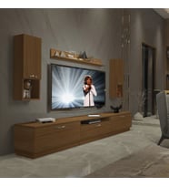 Decoraktiv Trendstyle 270DA Slm Tv Ünitesi Tv Sehpası - Naturel Ceviz