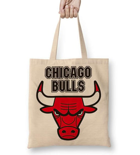 Chicago Bulls Basketbol Bez Çanta Uzun Saplı