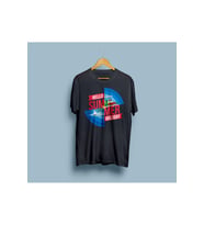 Oversize Yaz Tatili / Hello Summer Holiday Tasarım Unisex T-shirt (Siyah)