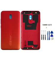Xiaomi Redmi 8A FULL Kasa Arka Kapak Yan Tuş Takımı KIRMIZI - TAMİR SETİ