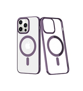 Mey İthalat® iPhone 13 Pro Max Kılıf Element Magneticsafe Sert Kapak - Derin Mor