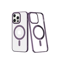 Mey İthalat® iPhone 13 Pro Max Kılıf Element Magneticsafe Sert Kapak - Derin Mor