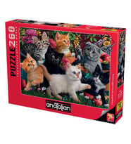 Anatolian Puzzle 260 Parça Oyuncu Kediler 3327