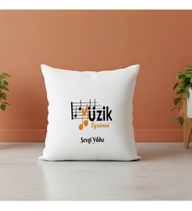 Müzik Öğretmeni Yastık