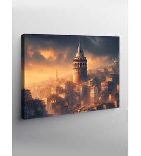 Kanvas Tablo Galata Kulesi
