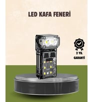 3’ü 1 Arada Led Far Şarj Edilebilir Sensörlü Manyetik 10 Saat Kullanım