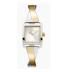 DKNY DK1L005M0115 ALTIN KAPLAMA DİKDÖRTGEN KADIN KOL SAATİ