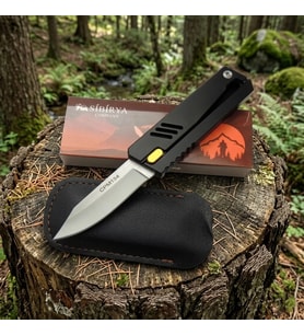 Knivox Sibirya Company CPM 154 Çelik Sürgülü Çakı - Black Seri