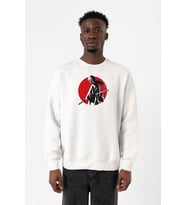Rurouni Kenshin Samurai Logo Minimal Beyaz Erkek 2ip Sweatshirt