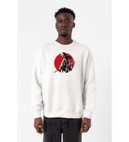 Rurouni Kenshin Samurai Logo Minimal Beyaz Erkek 2ip Sweatshirt