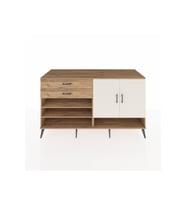 Kronos Konsol 4 Raflı 2 Çekmeceli 2 Kapaklı 176x59x99 Çam-Aytaşı/Çam