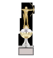 ODAK KUPA - Figürlü Kupalar - Okçu Figürlü Kupalar FG-045 C - 31 cm