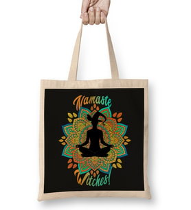 Namaste Witches Yoga Bez Çanta Uzun Saplı